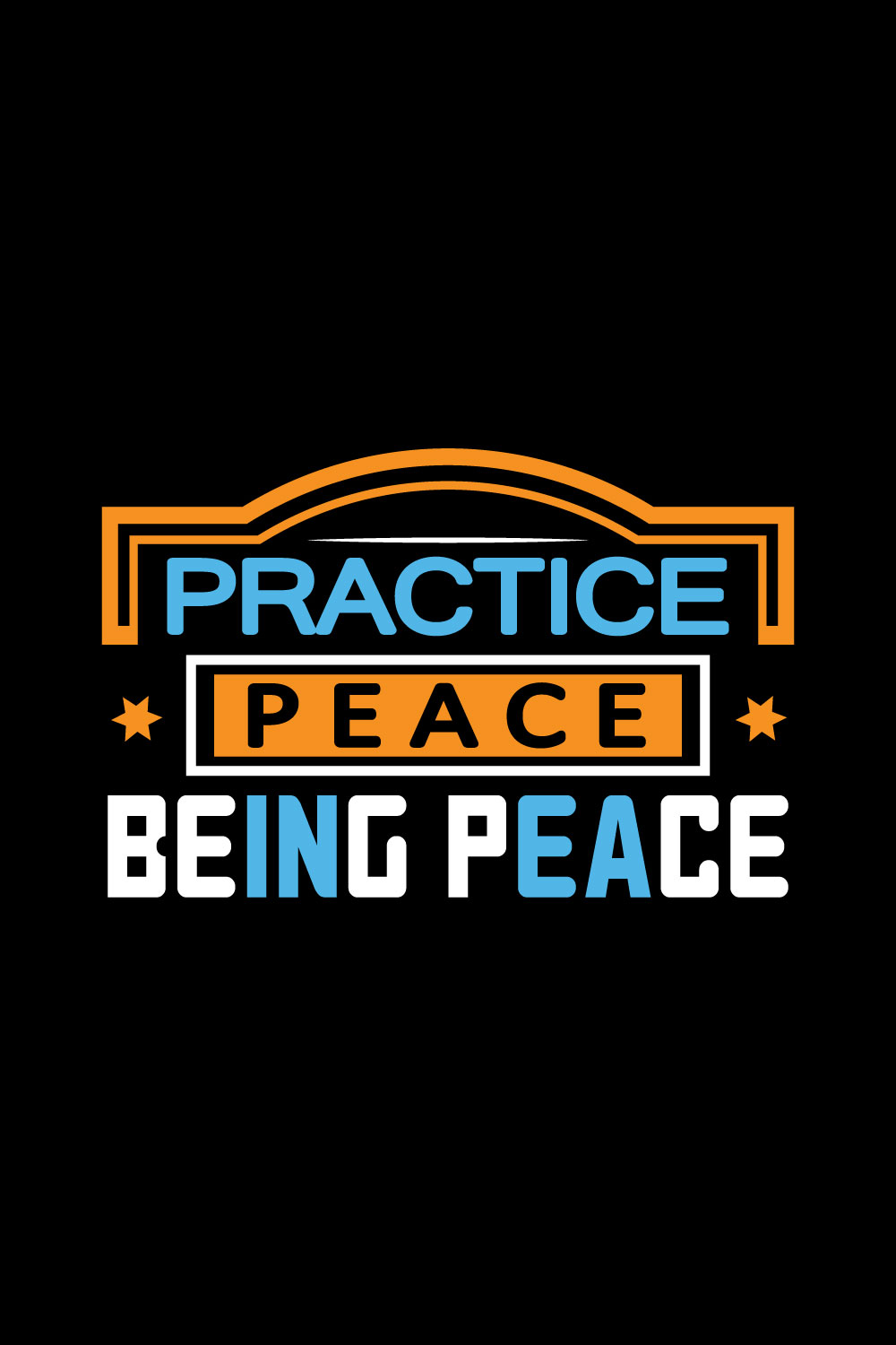 Practice Peace By Being Peace pinterest preview image.