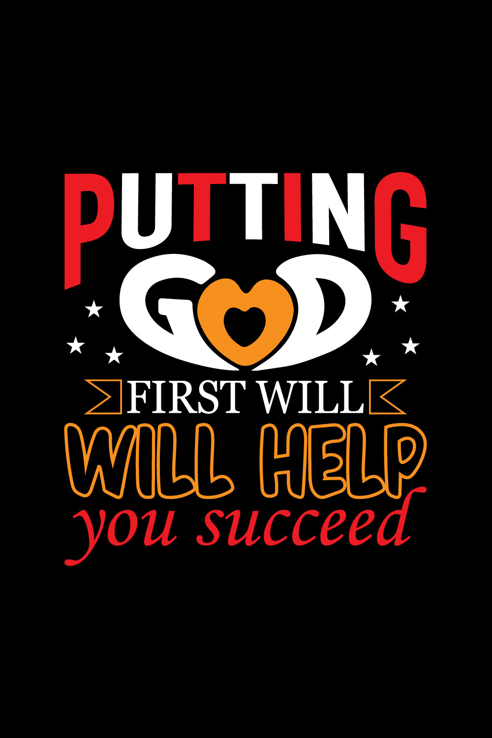 Putting God First Will Will Help You Succeed pinterest preview image.