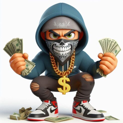 Urban Street Wear 3D Gangsta Rap Collectible Characters 6th Edition cover image.