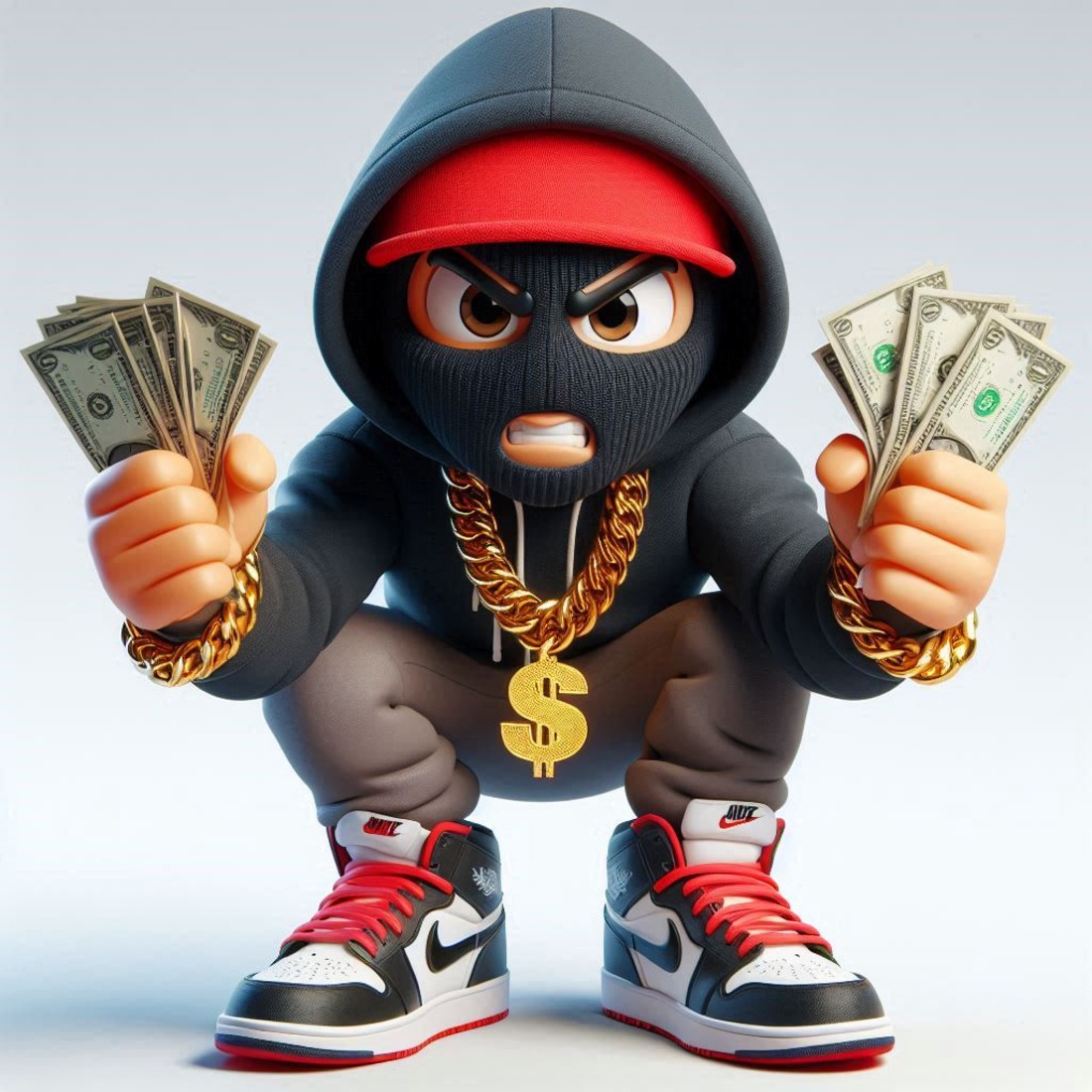 Urban Street Wear 3D Gangsta Rap Collectible Characters 5th Edition preview image.