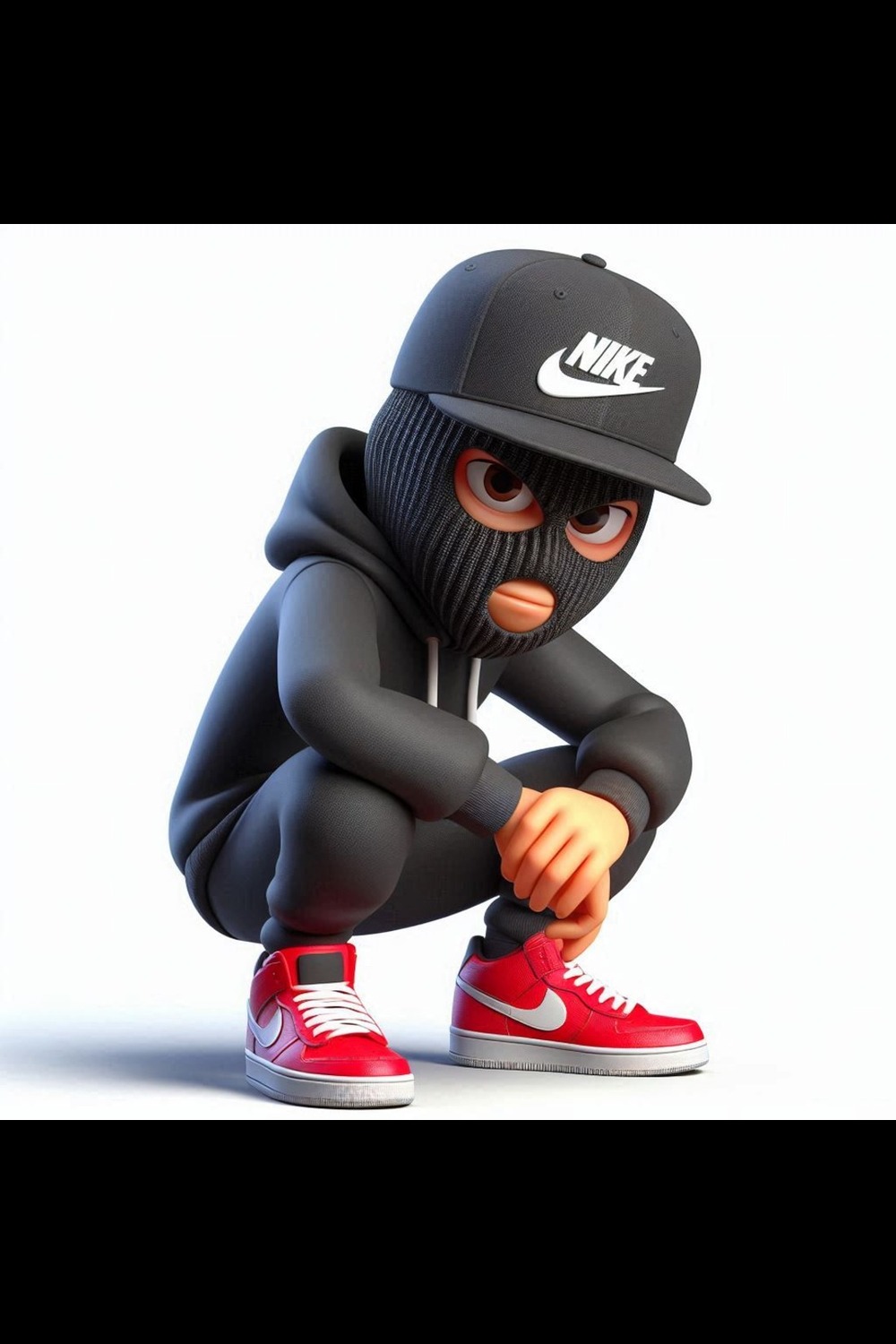 Nike Urban Street Wear 3D Gangsta Rap Collectible Characters 3rd Edition pinterest preview image.