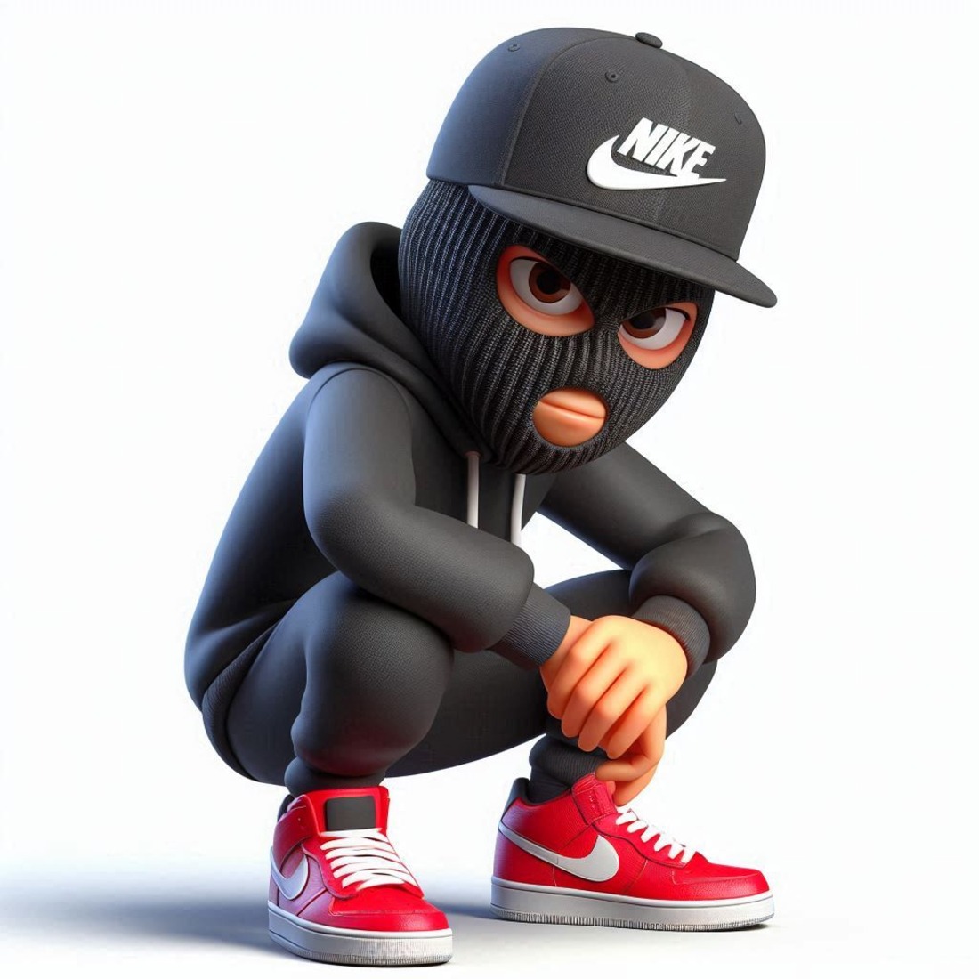 Nike Urban Street Wear 3D Gangsta Rap Collectible Characters 3rd Edition preview image.