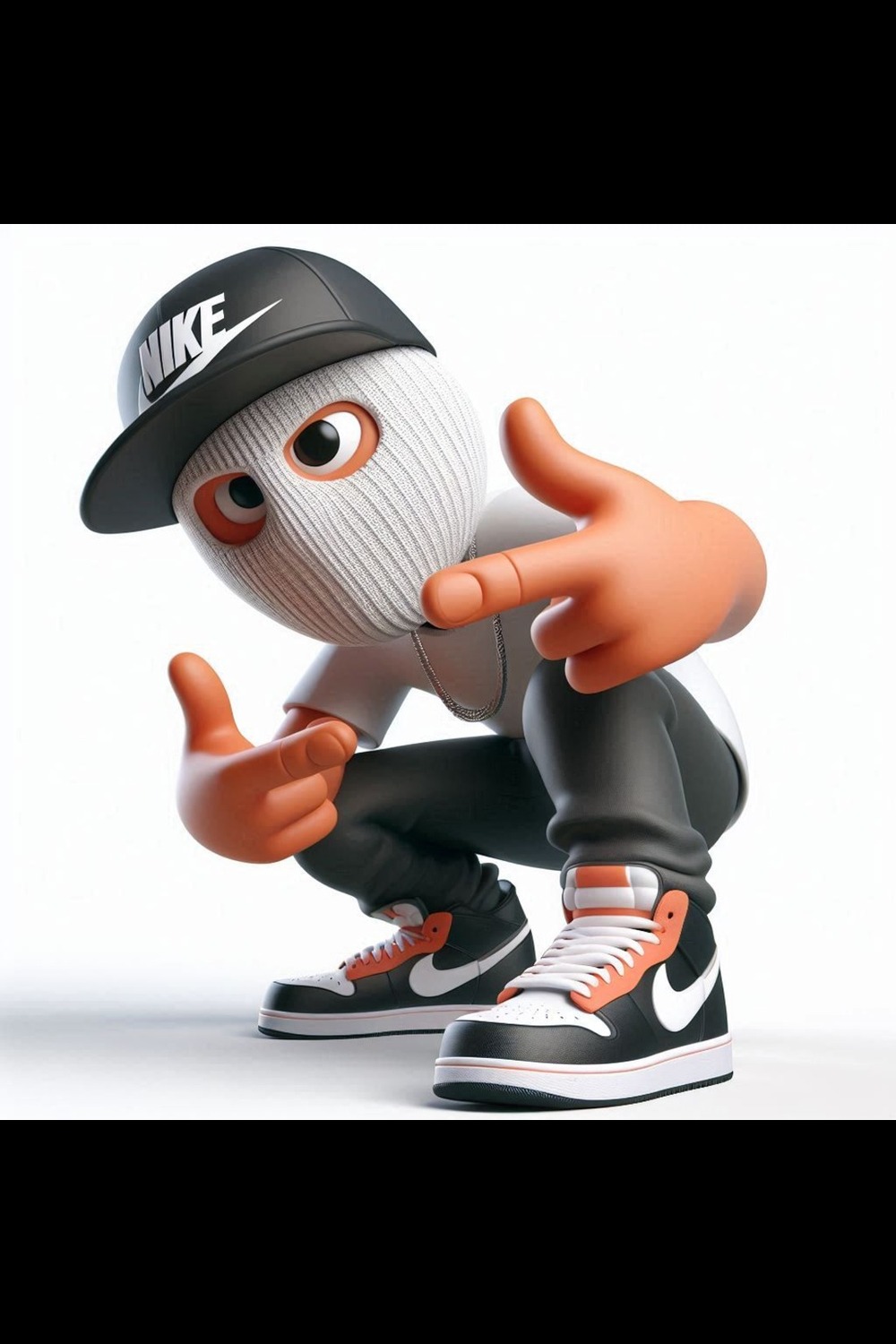 Nike Urban Street Wear 3D Gangsta Rap Collectible Characters 2nd Edition pinterest preview image.