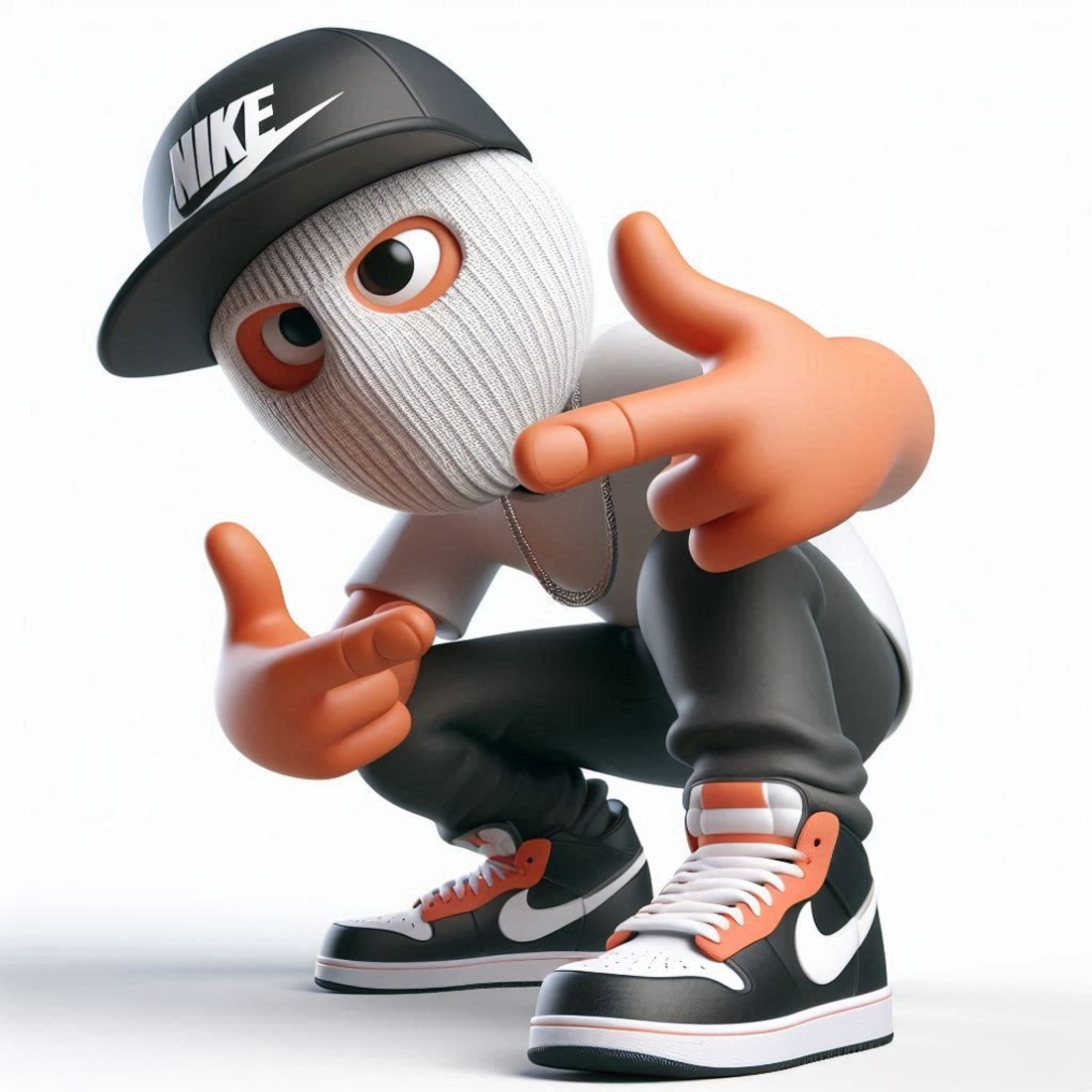Nike Urban Street Wear 3D Gangsta Rap Collectible Characters 2nd Edition preview image.