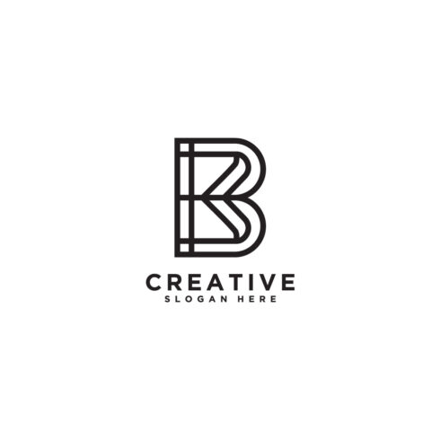 b logo vector design cover image.