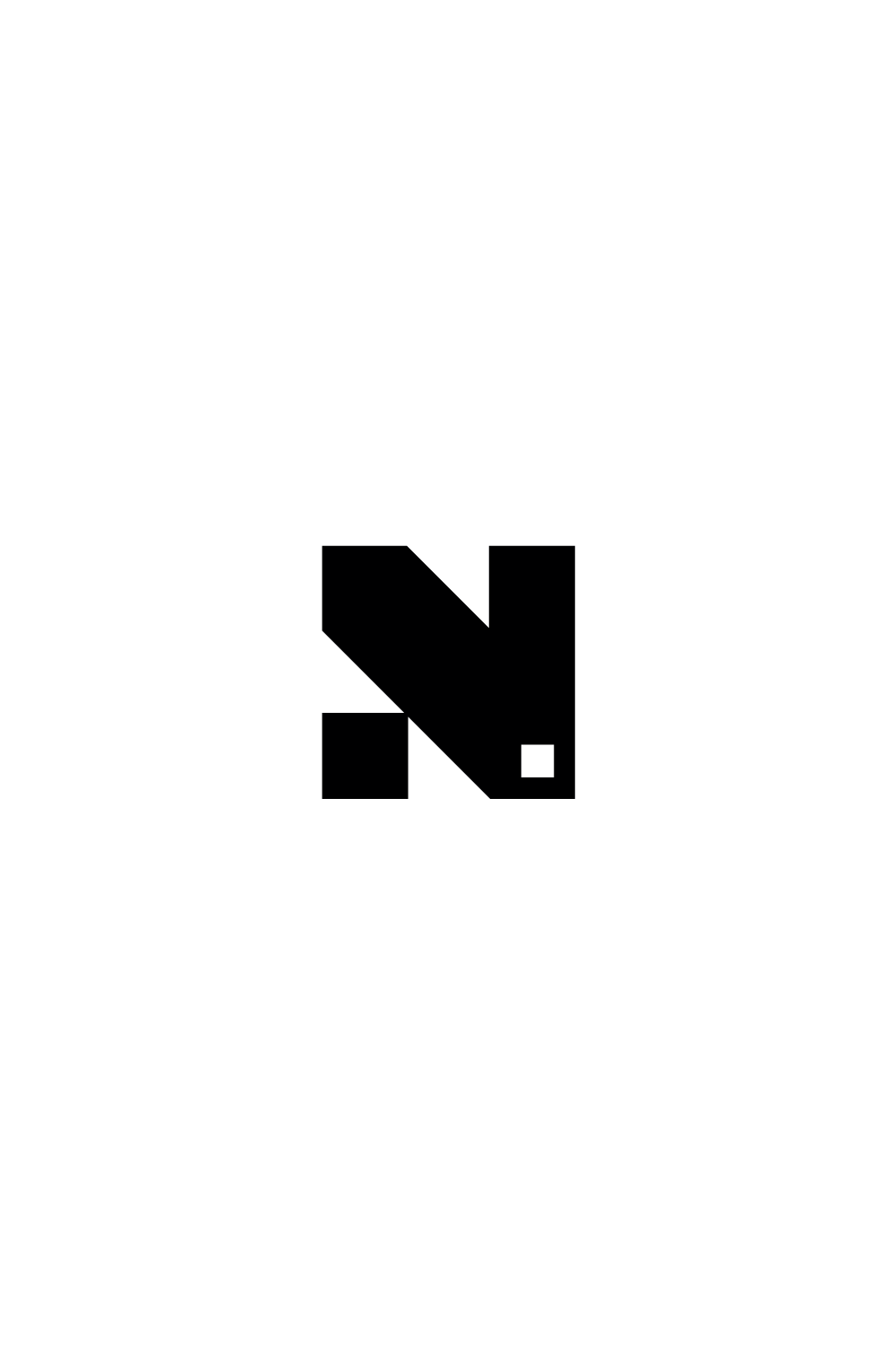 initial letter n logo vector design pinterest preview image.