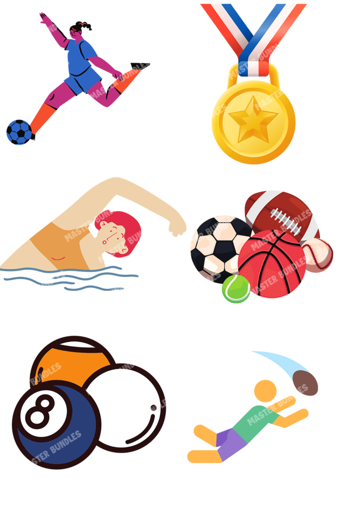 Sports Pack in 4K graphics - MasterBundles