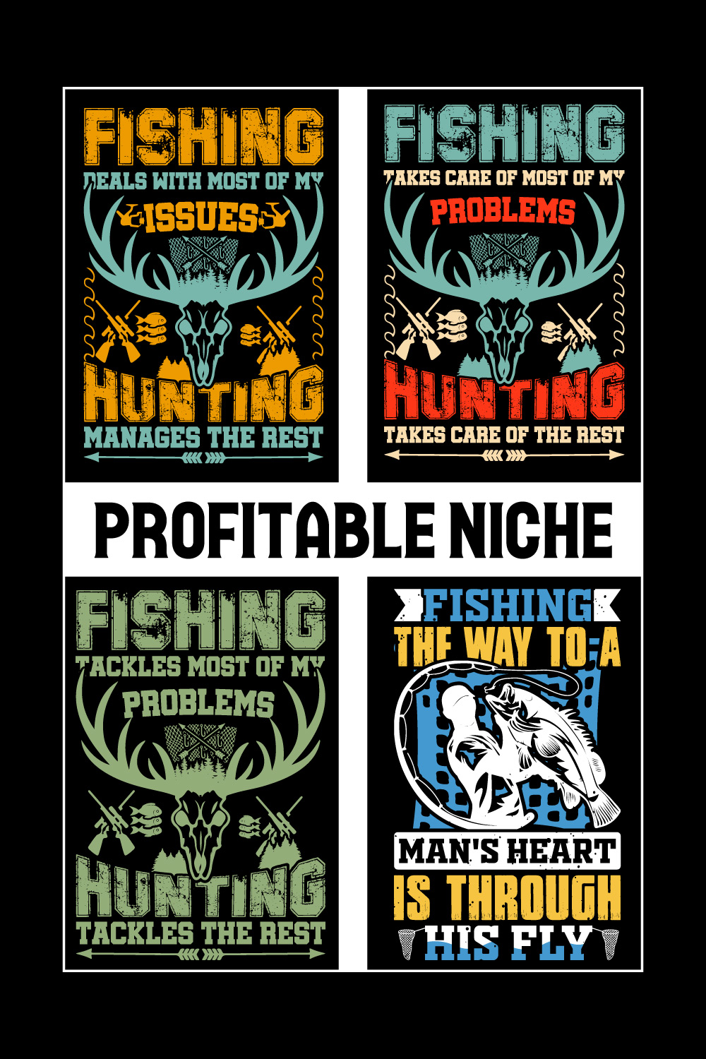 Fishing shirts- Fishing T-shirts- fishing, hunting T-shirts pinterest preview image.