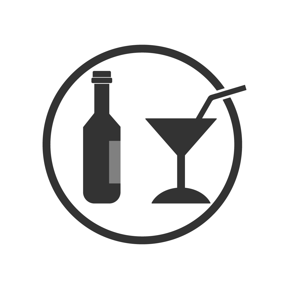 Bottle of wine icon simple style png vector collection wine icons png Multicolor valentine wine icon png images preview image.