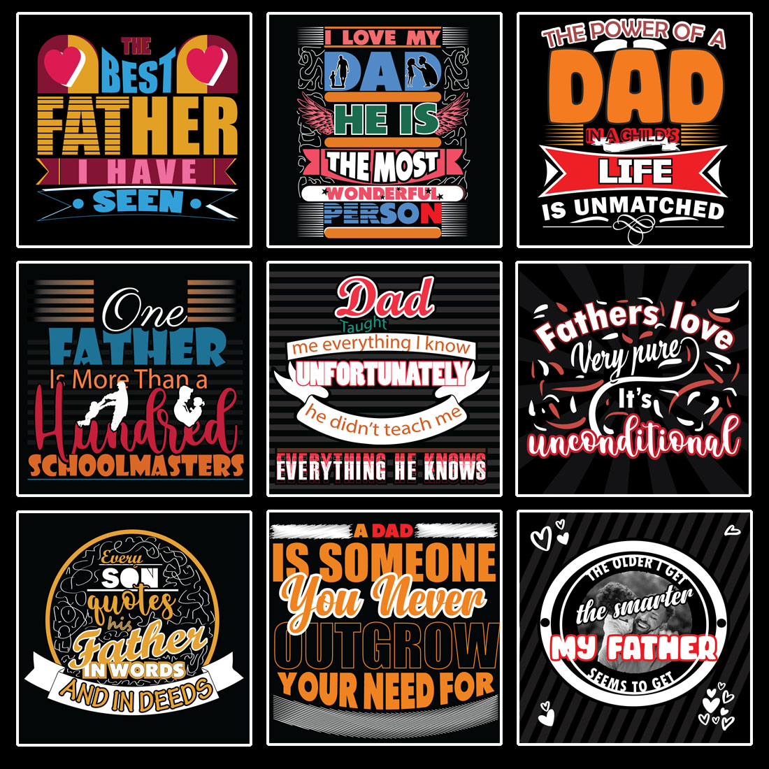 FATHERS DAY SPECIAL GRAPHIC T-SHIRT DESIGN preview image.