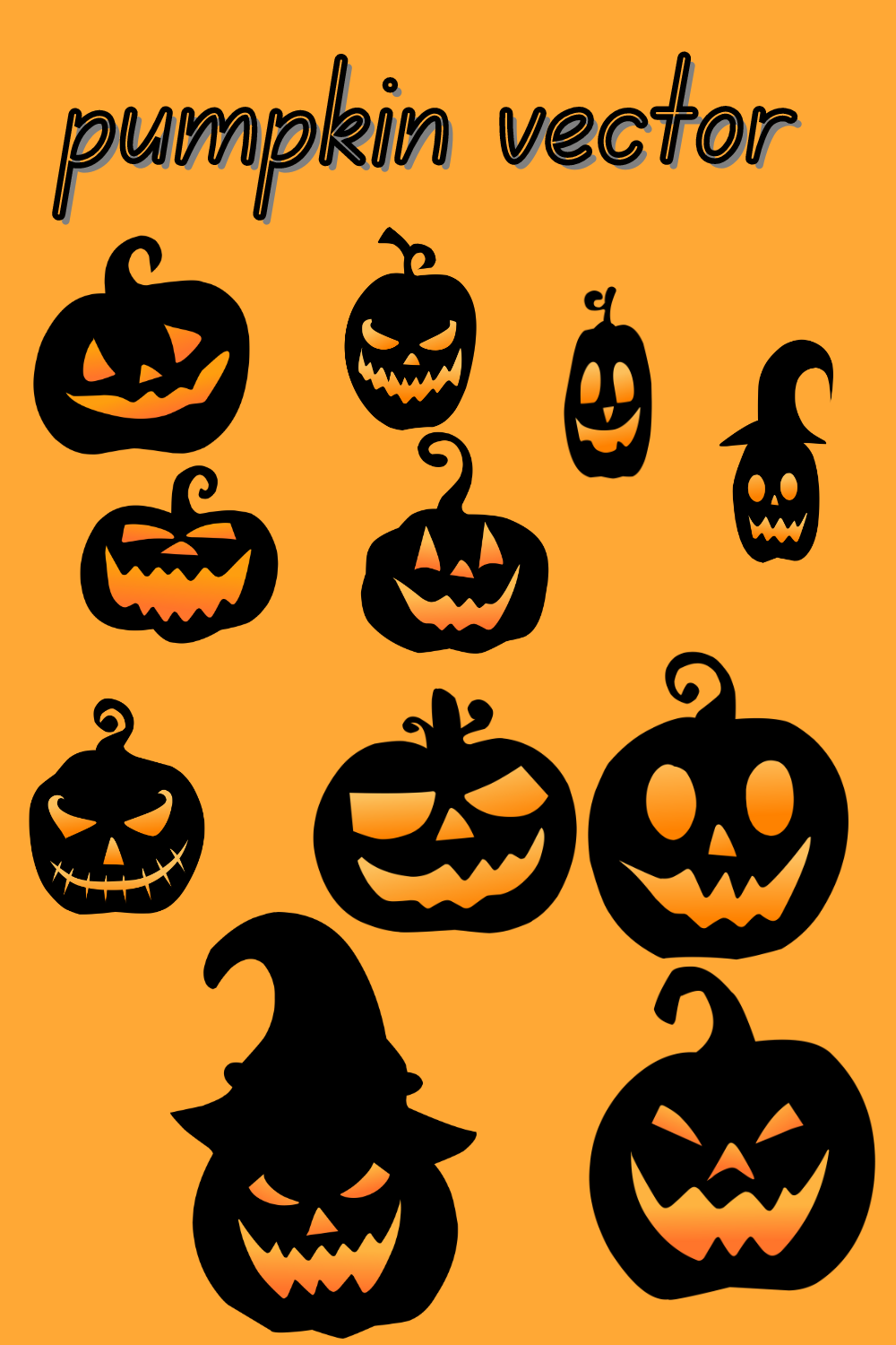 Halloween party character black png pinterest preview image.
