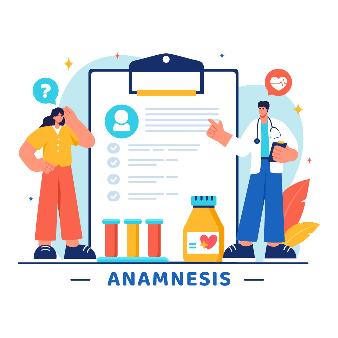 9 Anamnesis System Illustration preview image.