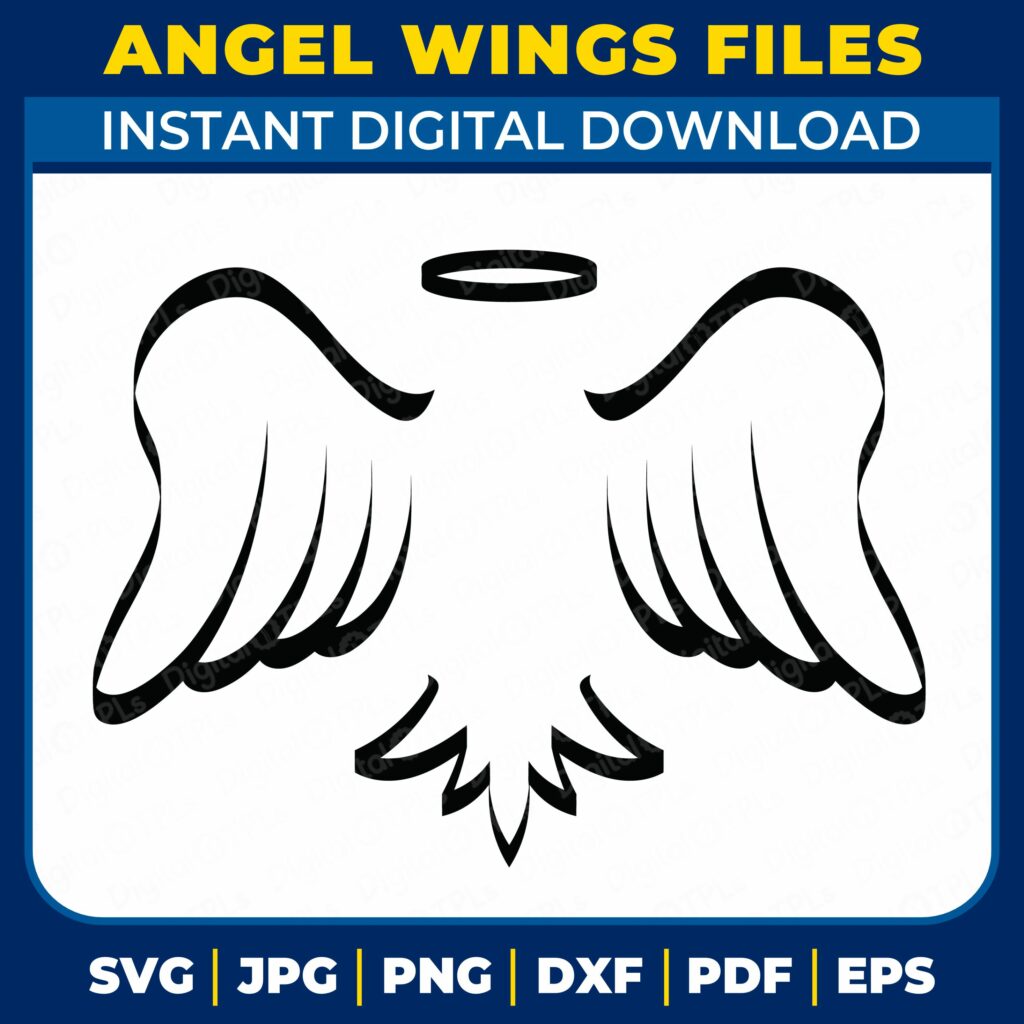 Angel Wings SVG Designs – MasterBundles