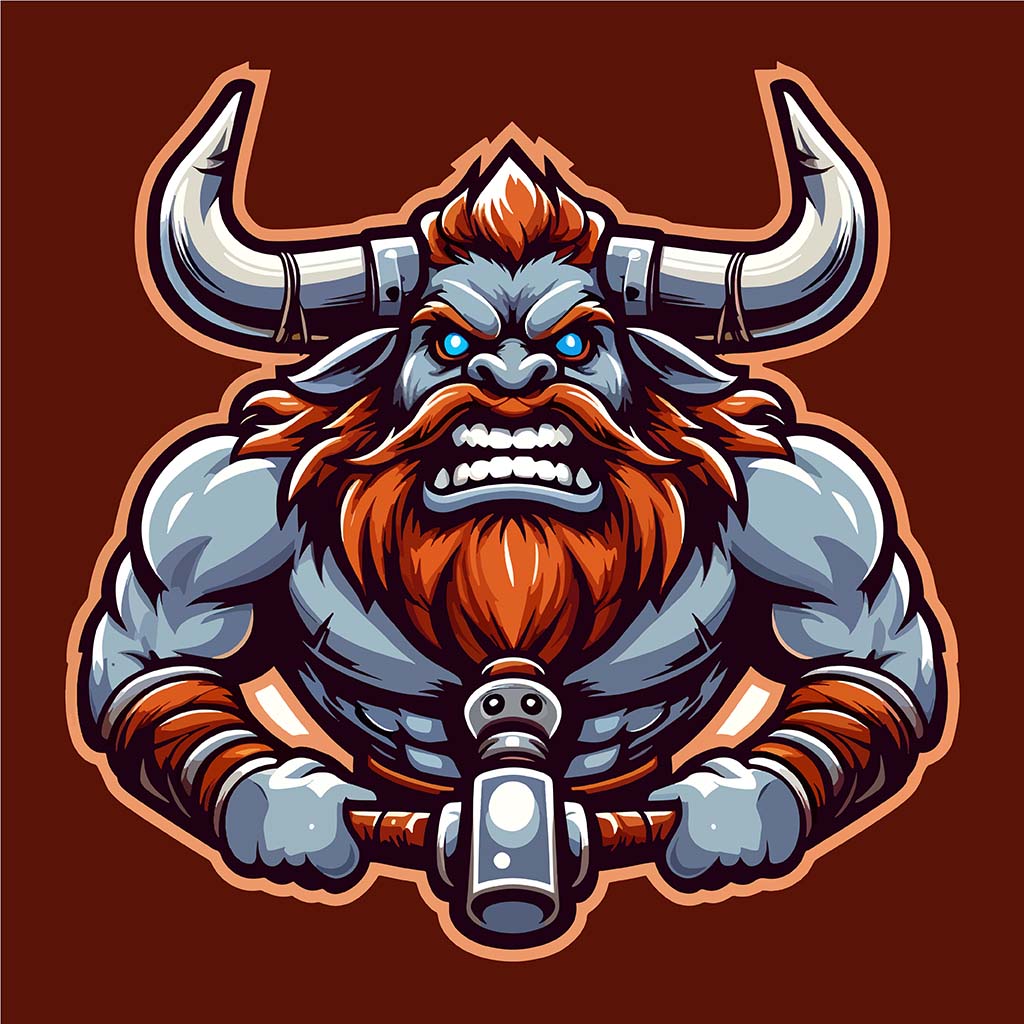 angry viking logos 04 649
