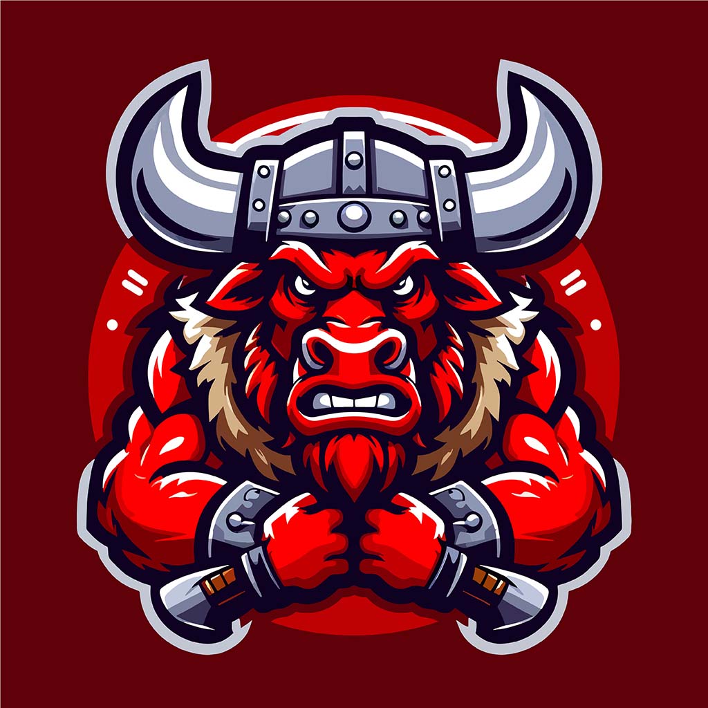 angry viking logos 09 925