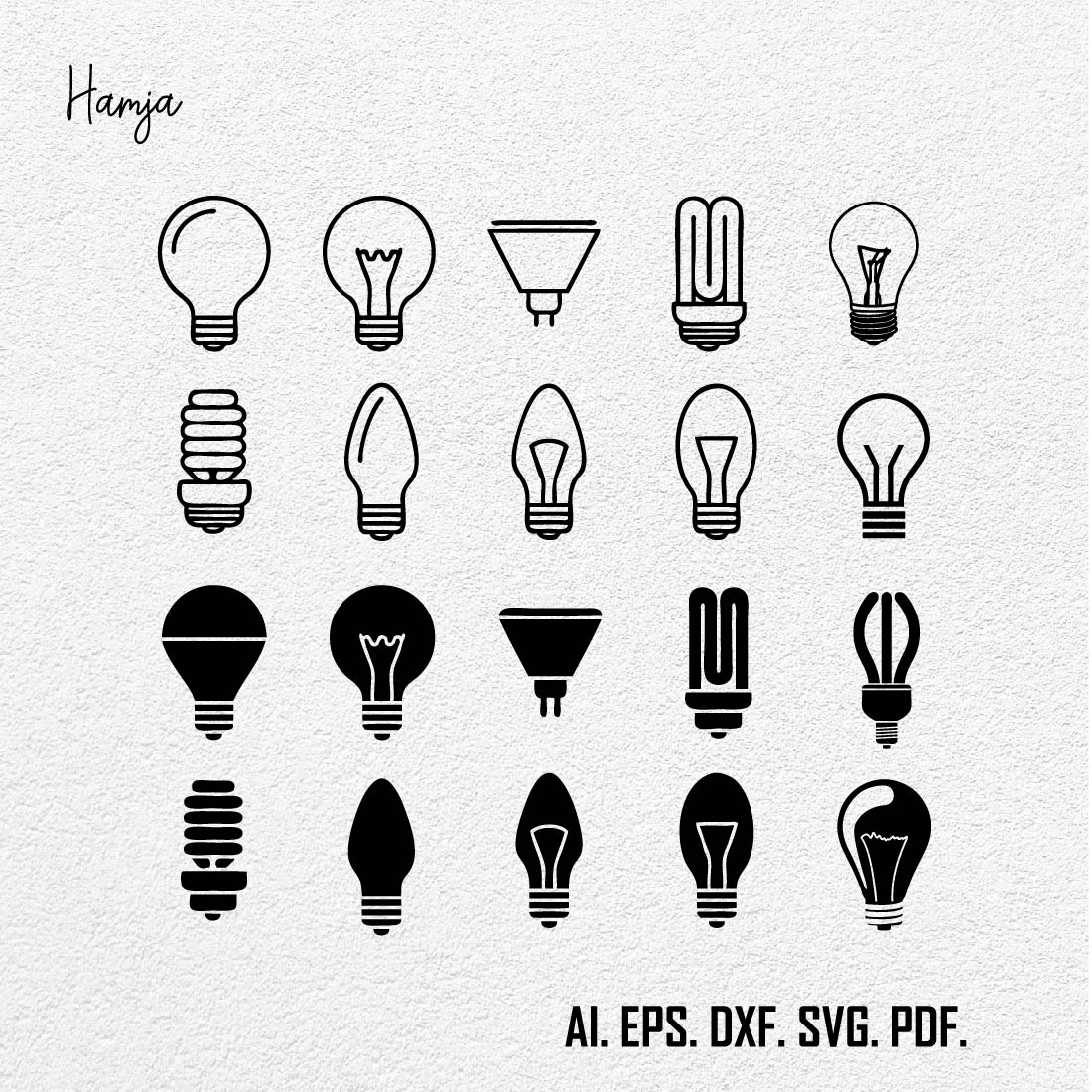 Light Bulb SVG Bundle, Light Bulb PNG Bundle, Light Bulbs Svg, Light Bulb Clipart, Light Bulb Cut Files For Cricut, Light Bulb Vector preview image.