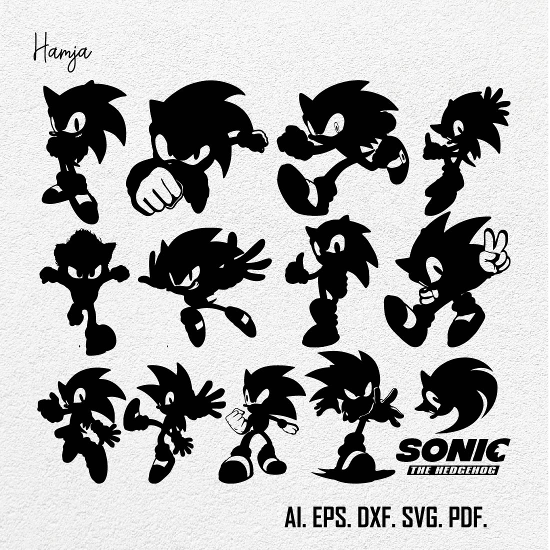 The Hedgehog Svg, sonic Svg, Sonic Head Svg, sonic png, Layered SVG ...