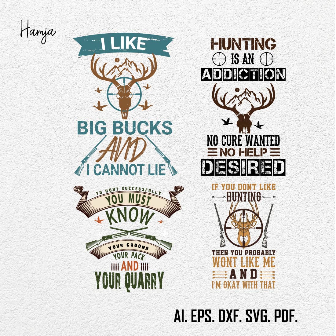 Hunting SVG Bundle, Hunting Quotes Svg Bundle, Funny Hunting Svg, Hunting Season Svg, Hunting Png, Hunting shirt Svg, Hunter Svg cover image.