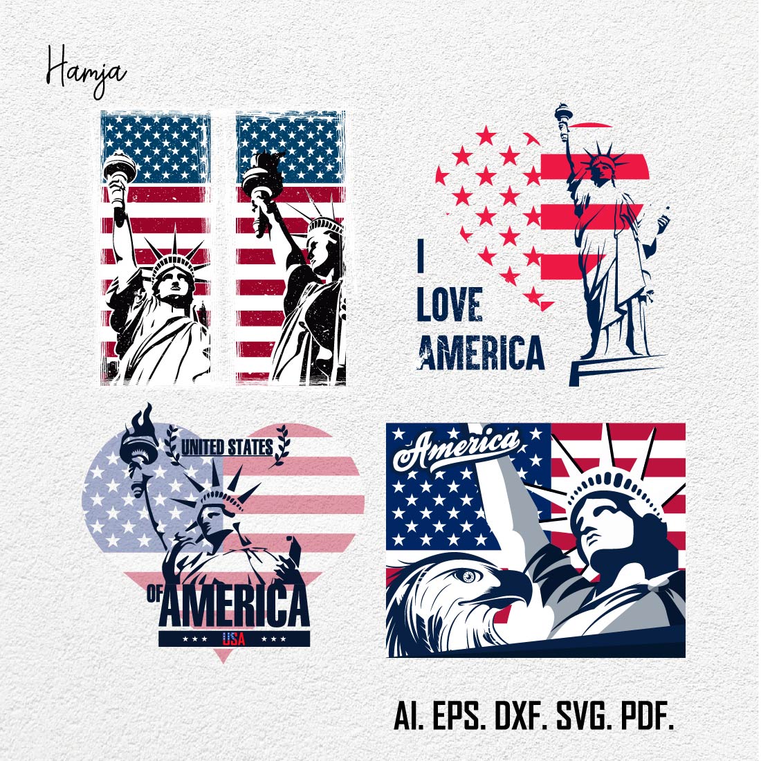 American Flag svg, Bundle png, 4th Of July svg, Distressed Flag svg, Fourth Of July svg, Grunge Flag svg, Patriotic svg preview image.