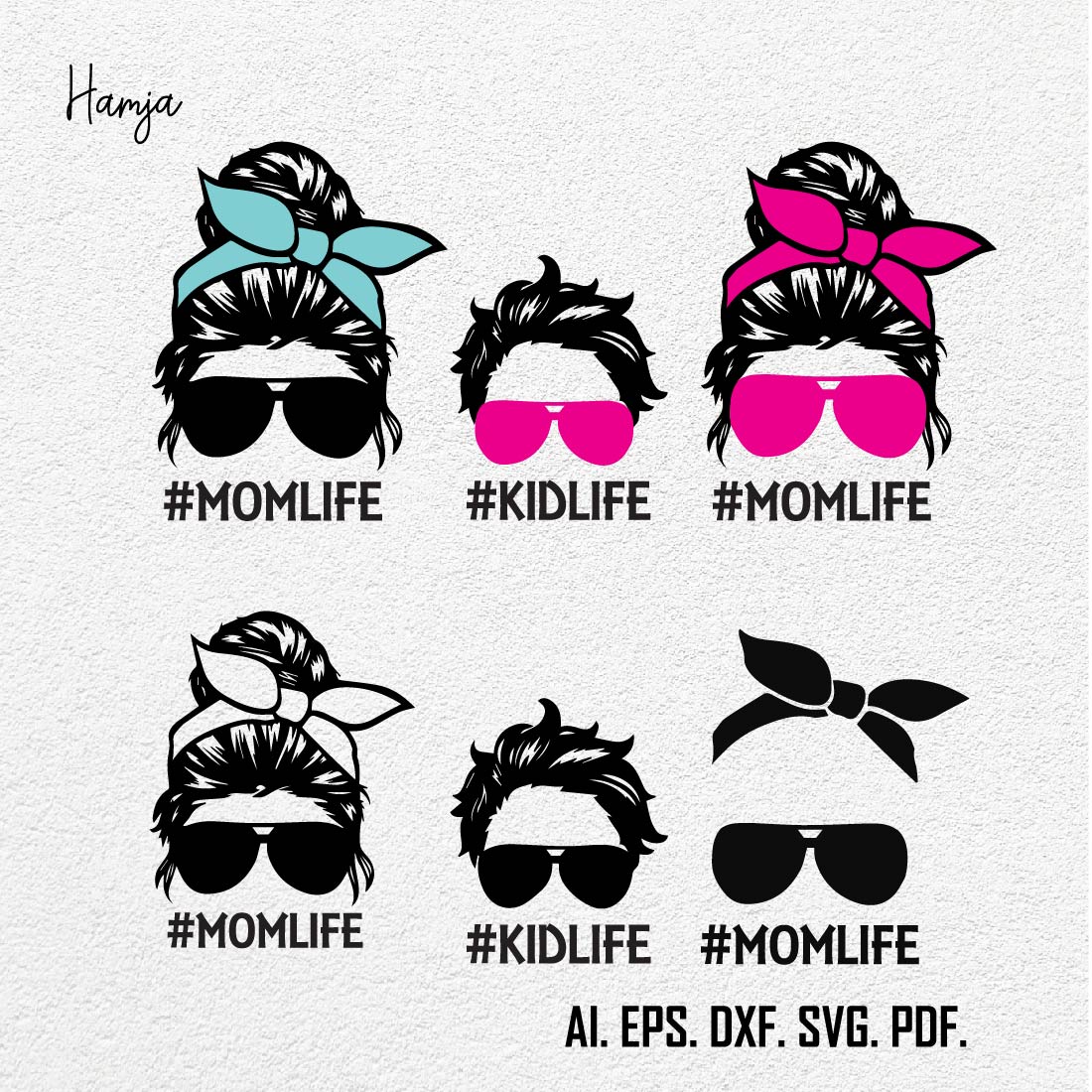 Messy bun svg Bundle , momlife svg ,Mom Life svg, mom skull svg, black woman svg,afro woman svg, messy bun png,USA mom svg,bun hair svg cover image.