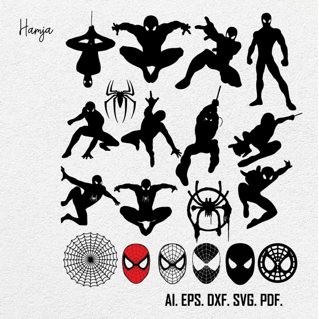 Spiderman Svg Bundle, Spiderman Svg, Spiderman Png, Spiderman Head Svg ...