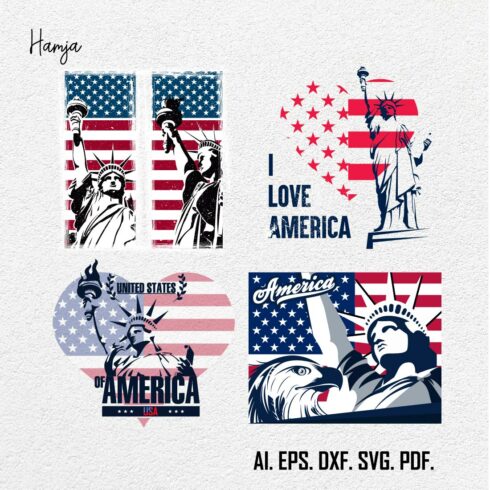 American Svg bundle, 4th of July SVG Bundle, fourth of July svg, America Svg Bundle, USA svg Bundle, Patriotic svg, Independence day SVG cover image.