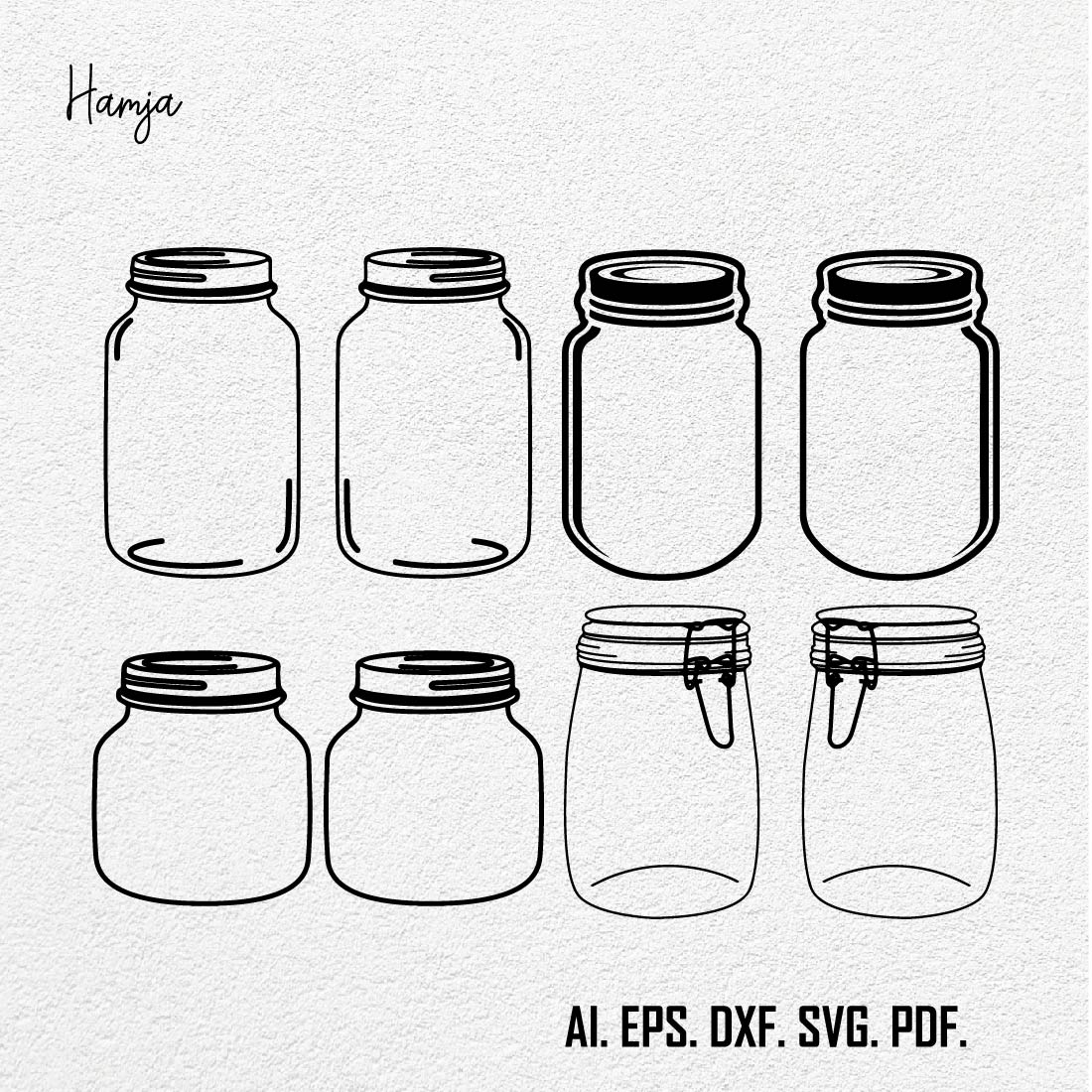 Mason Jar Svg, Glass Jar Svg, Jar Svg, Kitchen Svg, Mason Jar Cricut ...