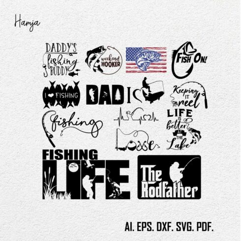Fishing SVG | Fisherman SVG | Fish SVG | Fishing Quote Svg | Fishing Saying | Fishing Cut File | Fishing Silhouette | Hooker Svg | Png cover image.