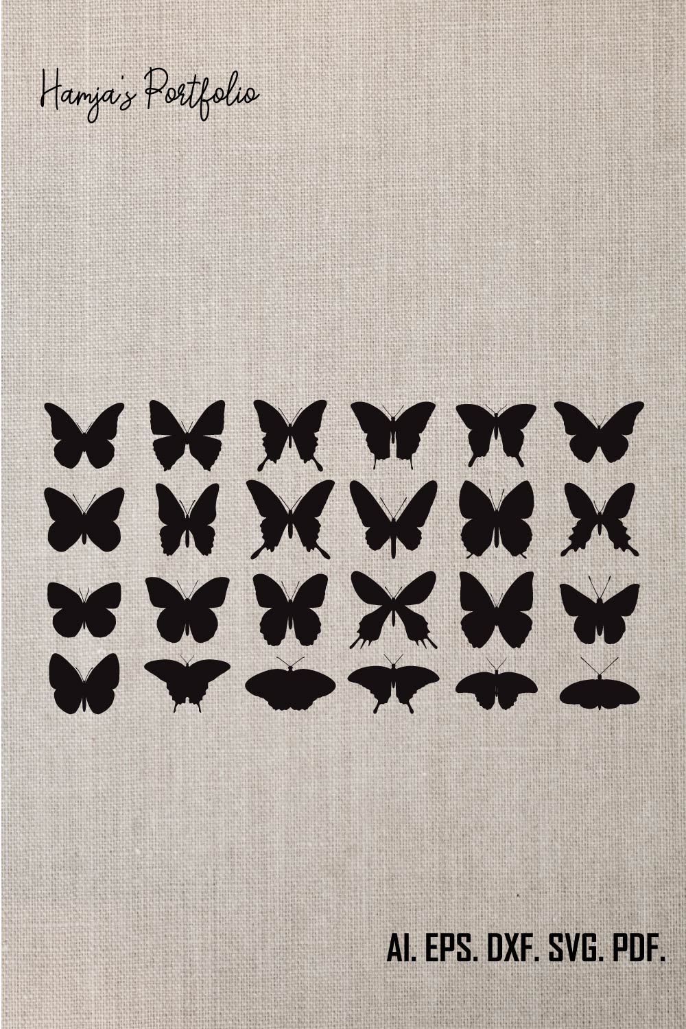 Butterfly SVG | Butterfly Bundle SVG Files | Butterfly Files for Cricut | Butterfly Clipart | Butterflies Svg| Silhouette | instant download pinterest preview image.