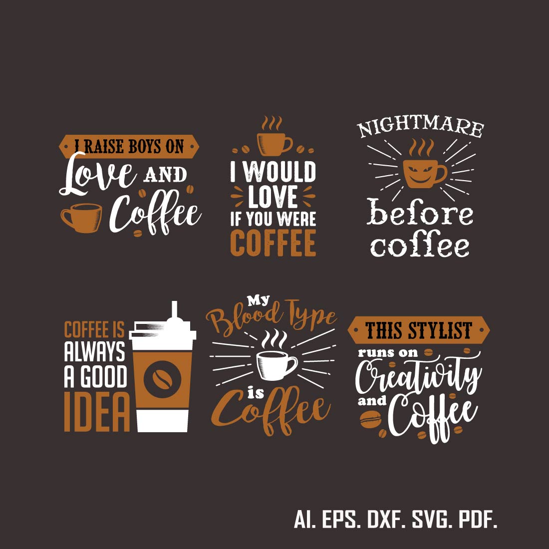 Coffee Svg Bundle, Coffee Svg, Mug Svg Bundle, Funny Coffee Saying Svg, Coffee Quote Svg, Mug Quote Svg, Coffee Mug Svg, Cut File For Cricut preview image.