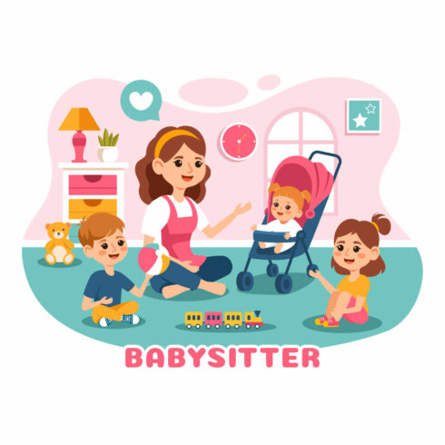 9 Babysitter Services Illustration cover image.