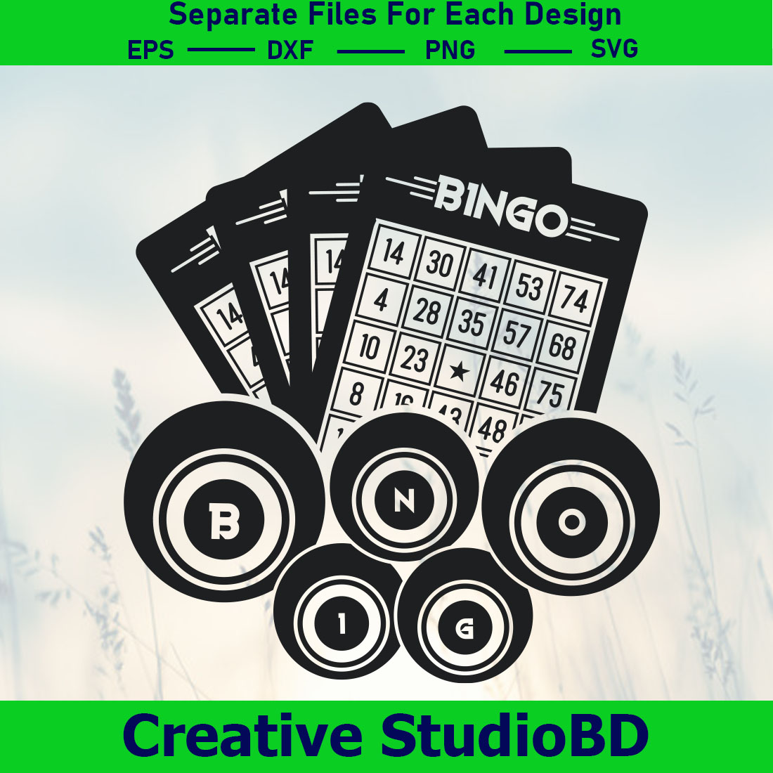 Bingo SVG Bundle, Bingo Balls Svg, Bingo Dauber Svg, Game Svg, Bingo Card Svg, Numbers Svg, Bingo Silhouette, preview image.