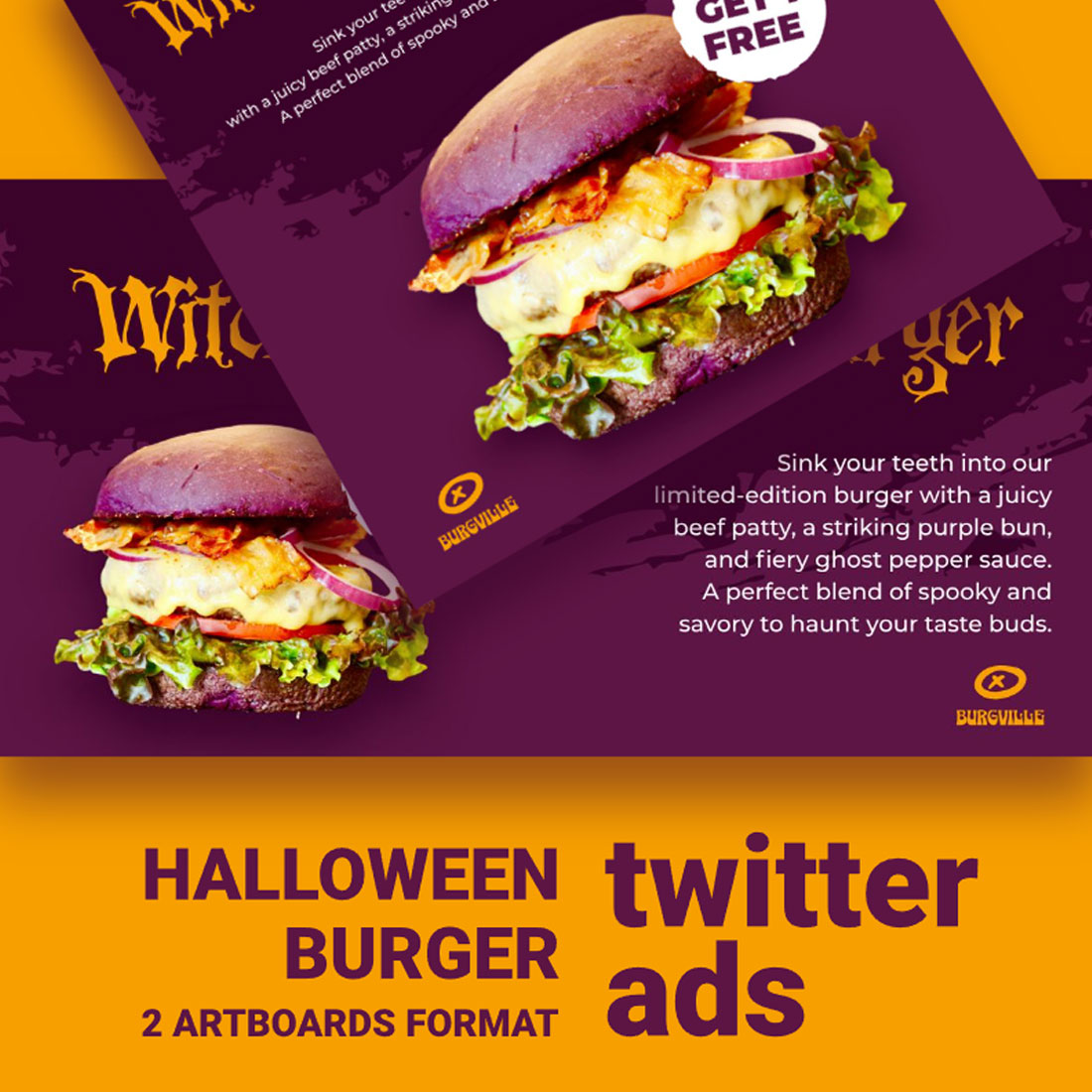 Halloween Burger preview image.