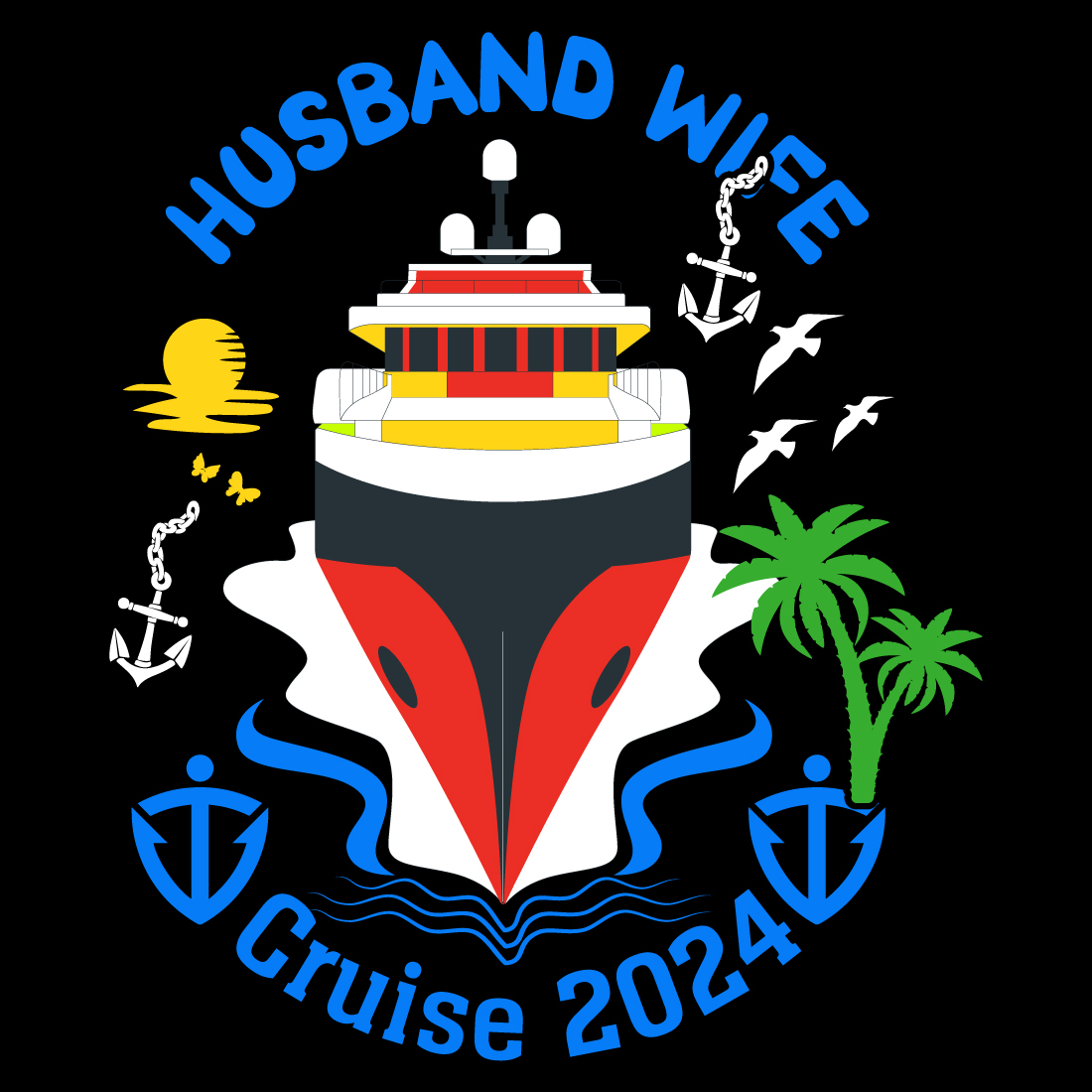 cruise t shirt design bundle cruise t shirt design travel cruise vector illustration silhouette or graphics 10 138