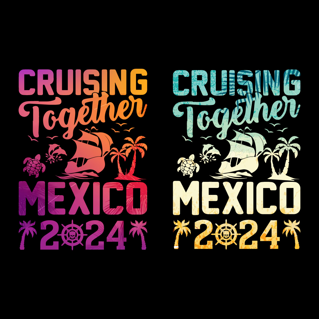 cruise t shirt design bundle cruise t shirt design travel cruise vector illustration silhouette or graphics 2 712