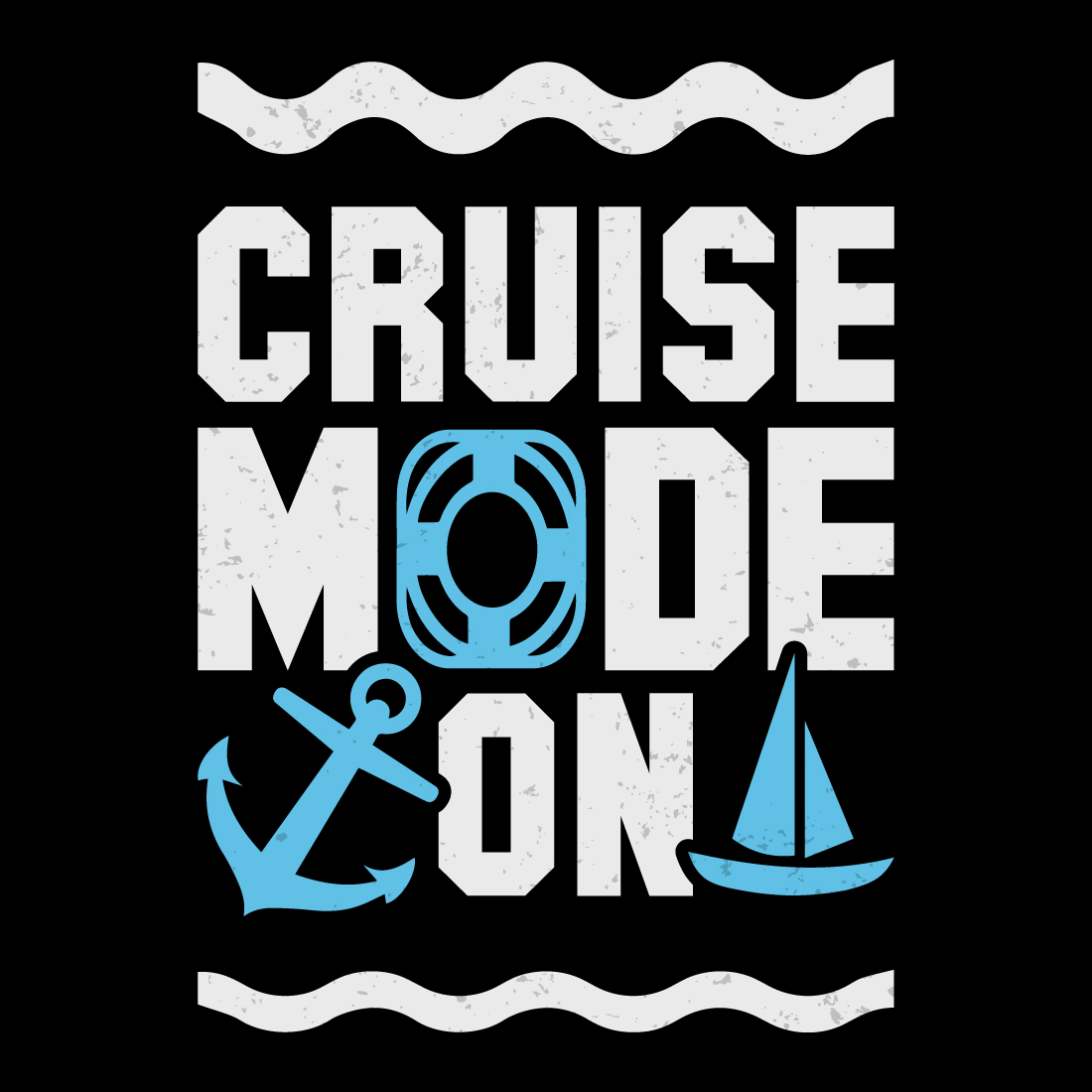 Cruise T-Shirt Design Bundle- Cruise T-shirt Design- Travel cruise vector, illustration, Silhouette, or Graphics preview image.