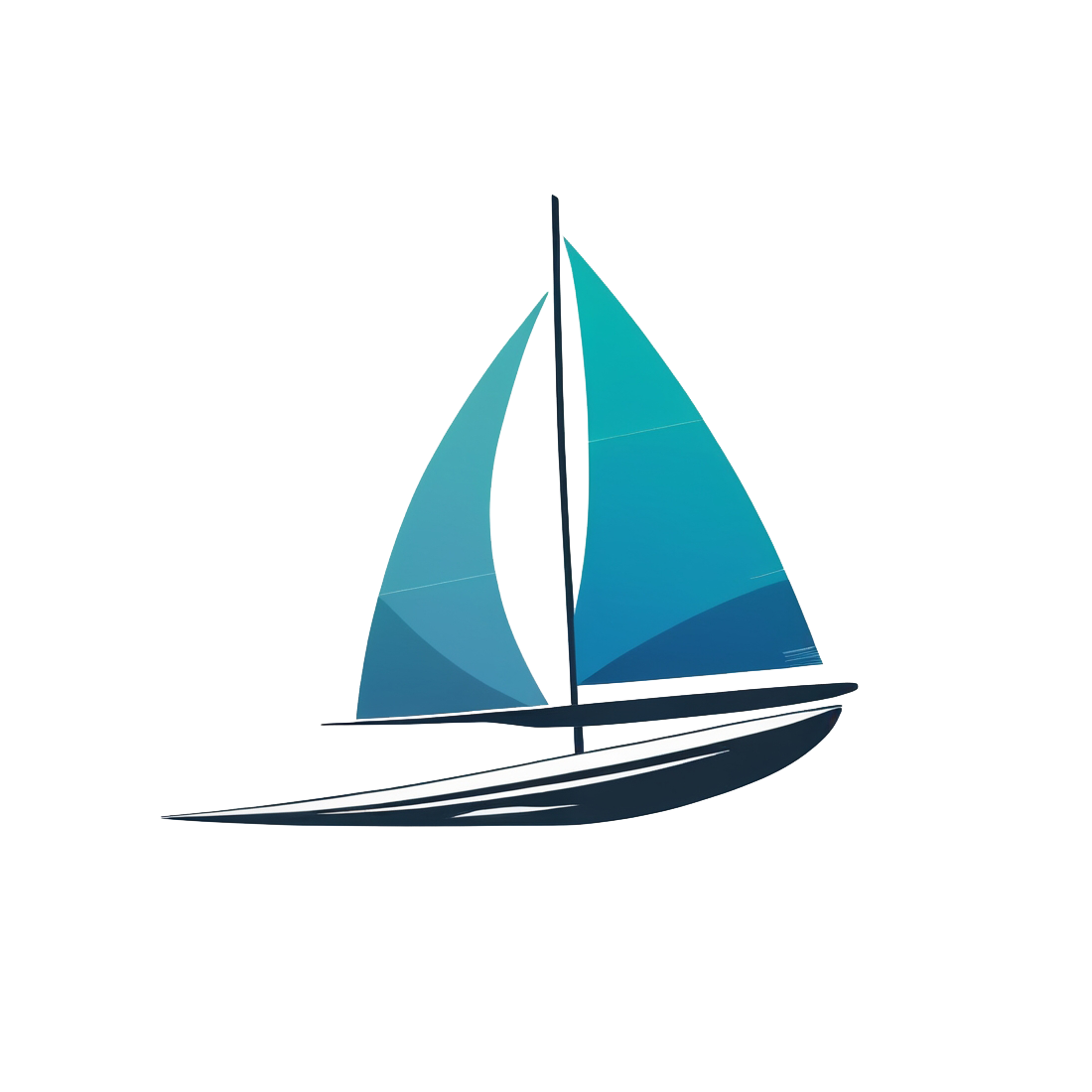 Minimalist Sailboard Logo cover image.