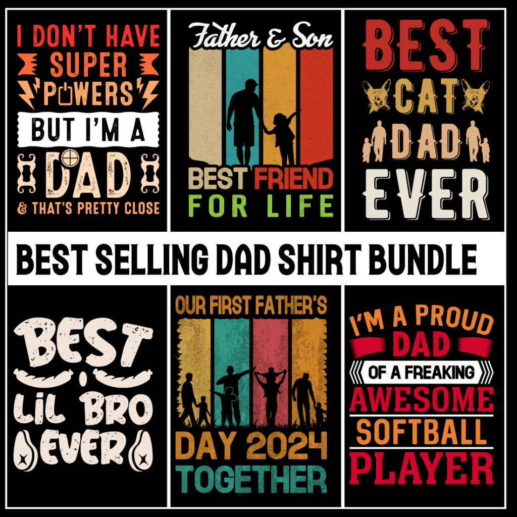 485+ Father’s Day T-shirt Design Images & Templates 2024 - MasterBundles
