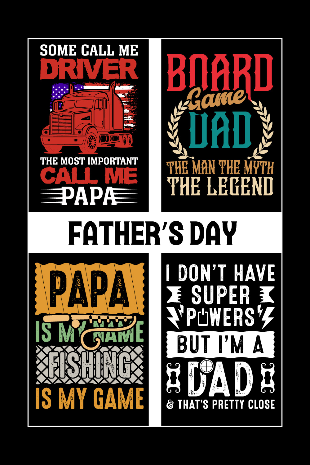 Father's Day T-Shirt- Dad T-Shirt Design- Father Day T-shirt- Happy Father's day t-shirt design ideas- Dad Day- Papa Son- fathers Day shirt ideas for family- T-shirt Design- Typography T-shirt pinterest preview image.