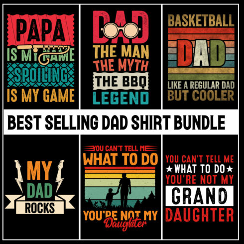 Father's Day shirt design- T-Shirt Design- Father's Day gift- T-Shirt design for fathers Day- Typography T-shirts for Father's Day- Best Selling T-shirt- Father's Day T-shirt cover image.