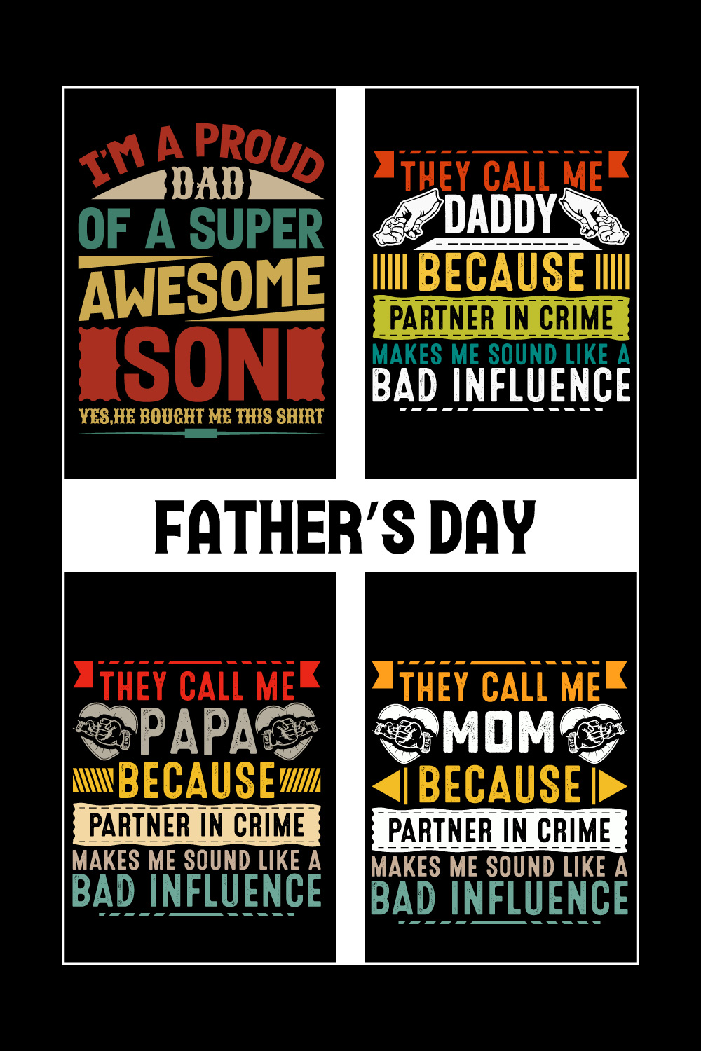 Father's Day T-Shirt- Dad T-Shirt Design- Father Day T-shirt- Happy Father's Day T-shirt design ideas- Dad Day- Papa Son- fathers Day Shirt Ideas for Family- Best Selling T-shirt- Typography T-shirt pinterest preview image.