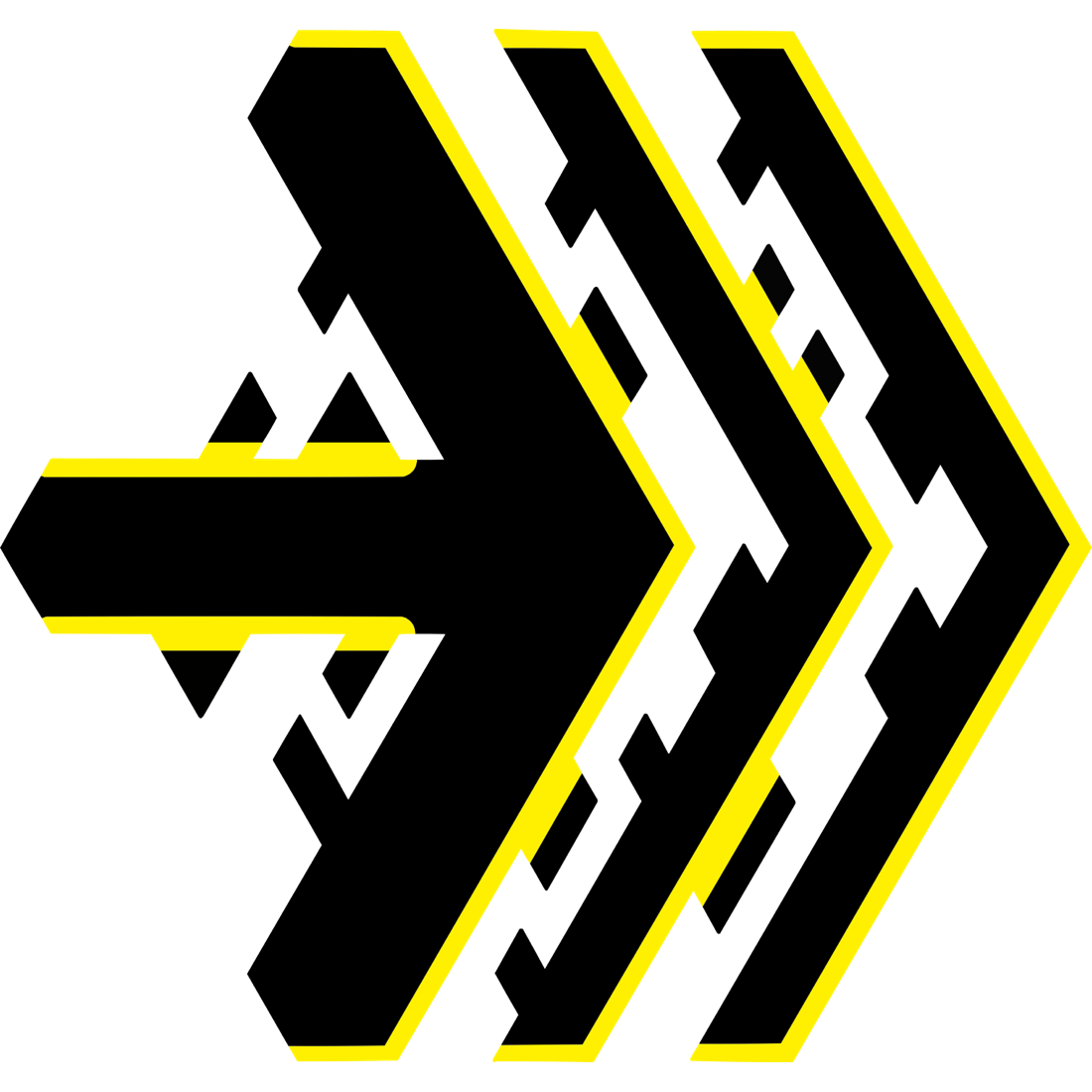 Black Yellow Arrow with Diamond As Visual Accent preview image.