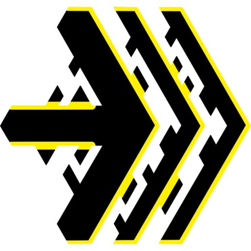 Black Yellow Arrow with Diamond As Visual Accent cover image.