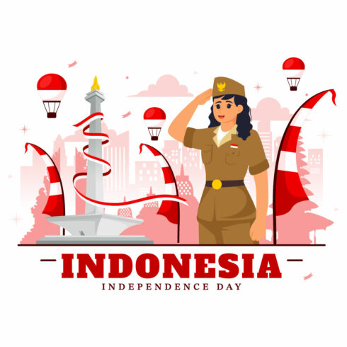 17 Indonesia Independence Day Illustration cover image.