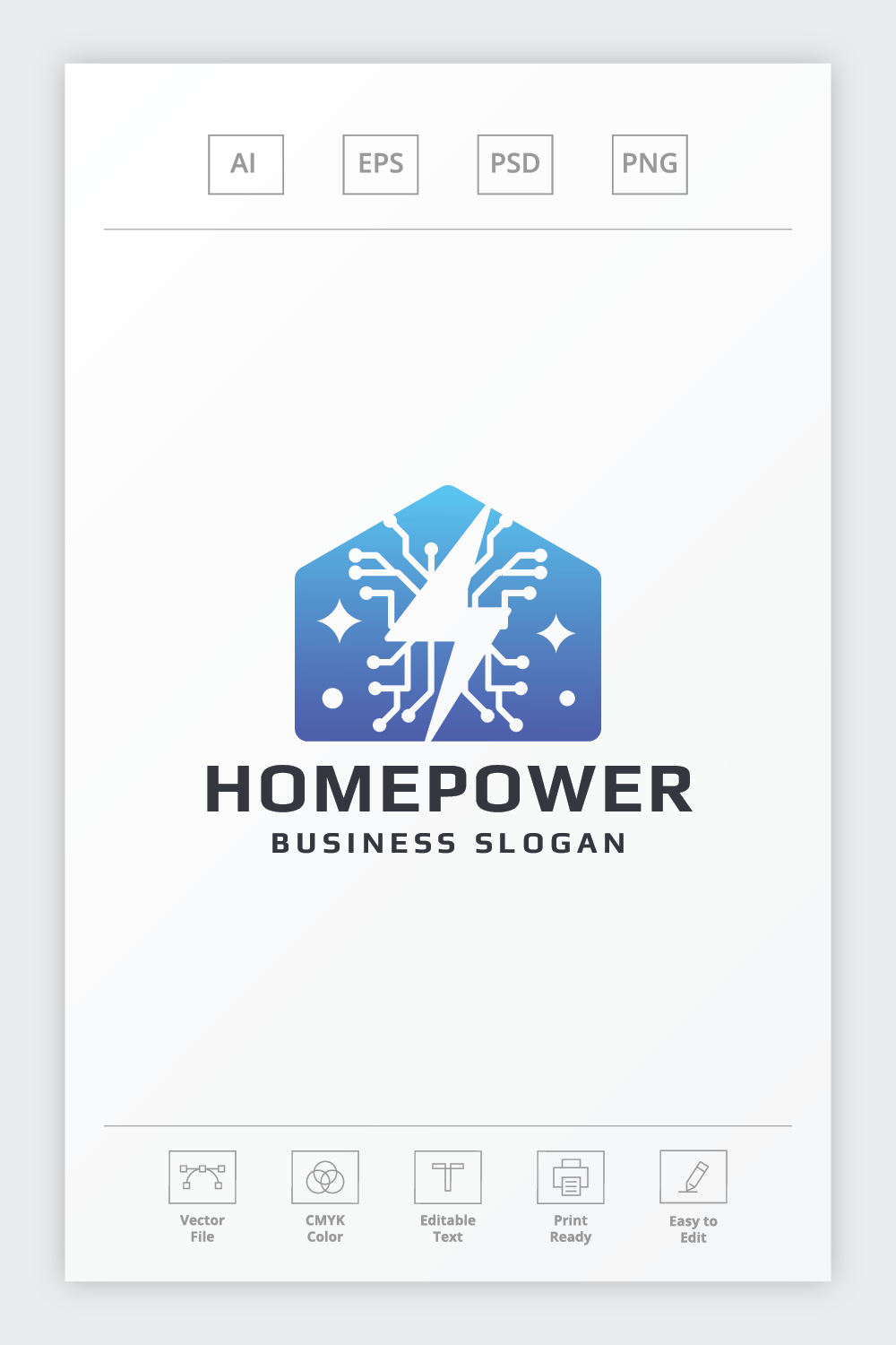 Home Power Technology Logo pinterest preview image.