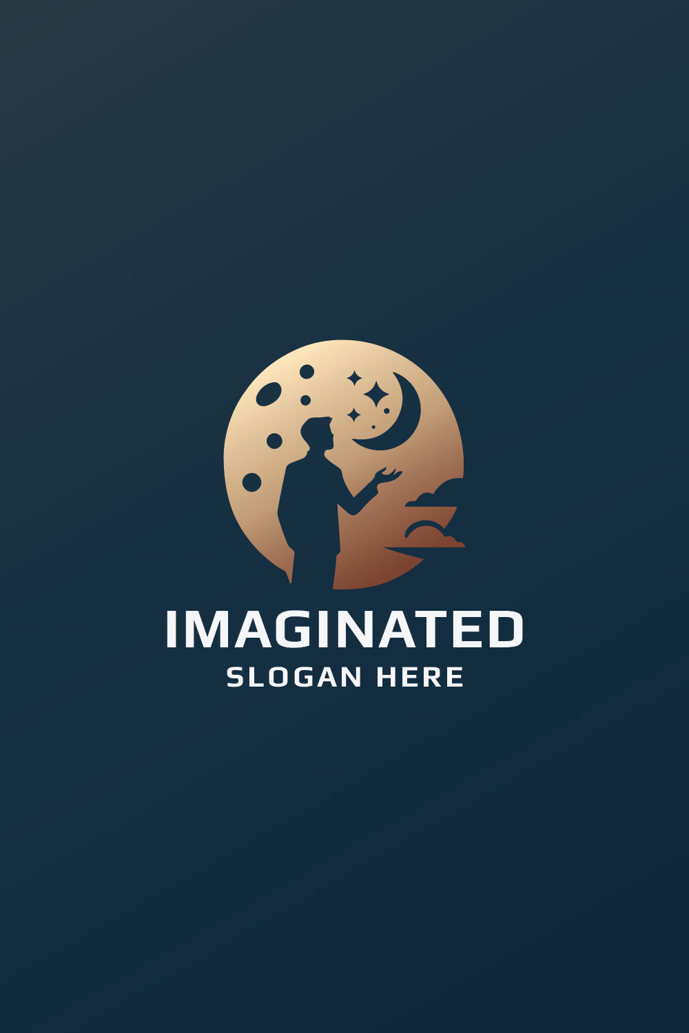 Imaginated Global Business Logo pinterest preview image.