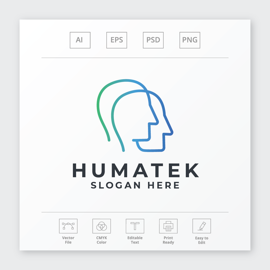 Human Mind Technology Logo preview image.
