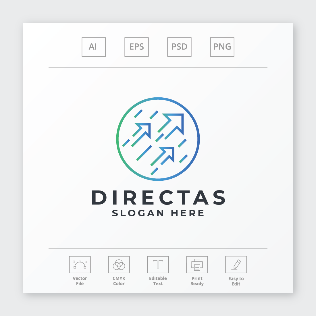 Direct Arrow Business Logo preview image.