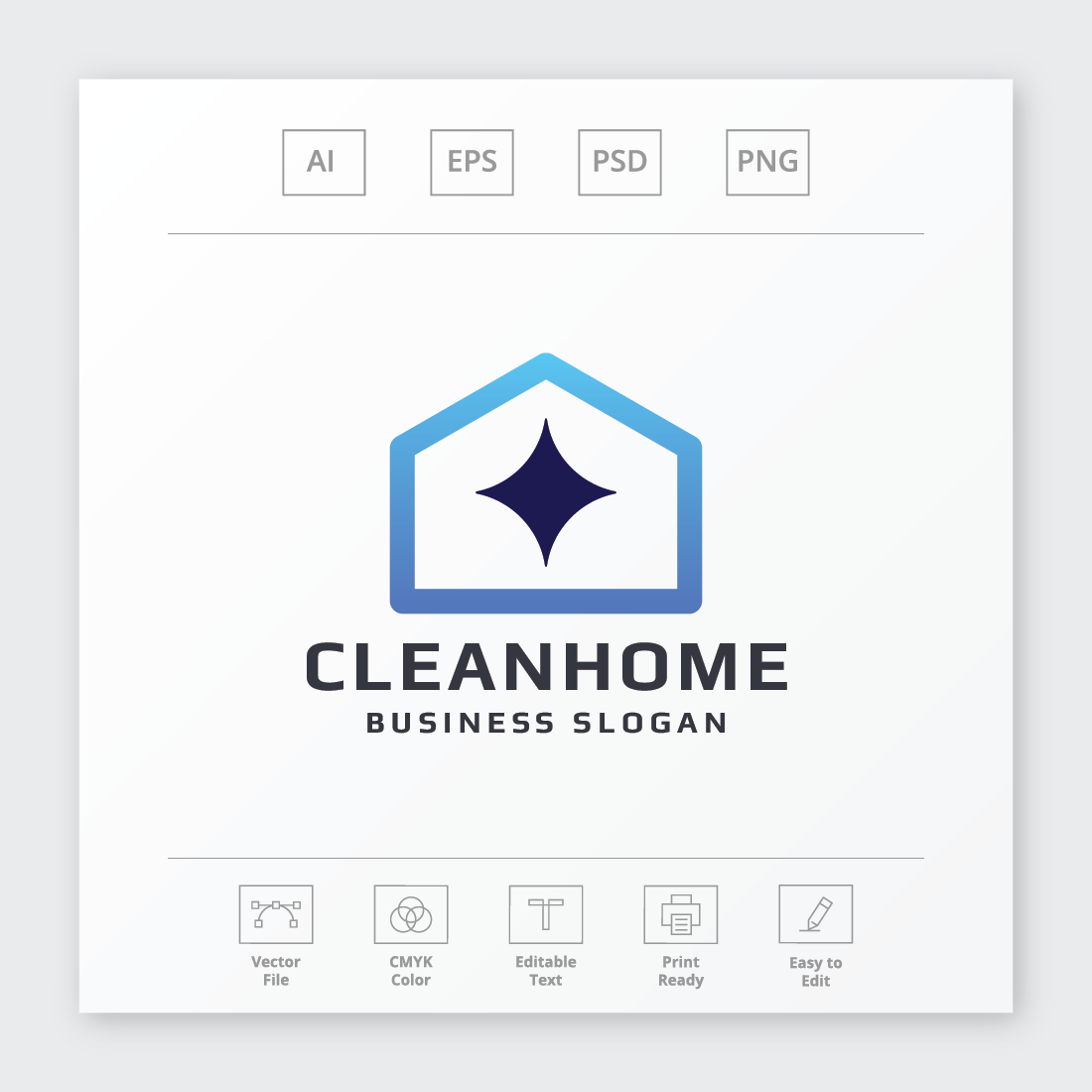 Clean Home Company Logo preview image.