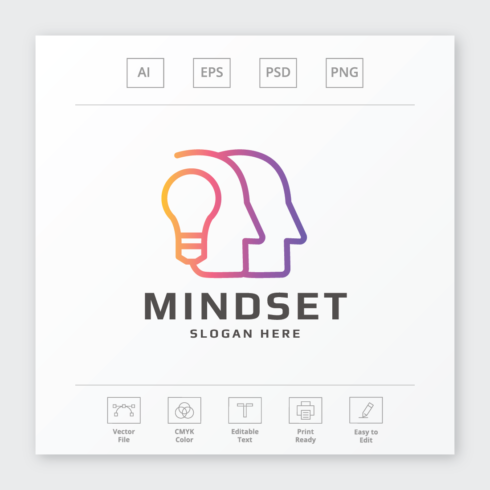 Mindset Idea Human Logo cover image.